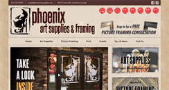 Desktop Screenshot of phoenixartsupplies.com