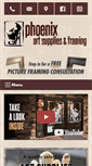 Mobile Screenshot of phoenixartsupplies.com
